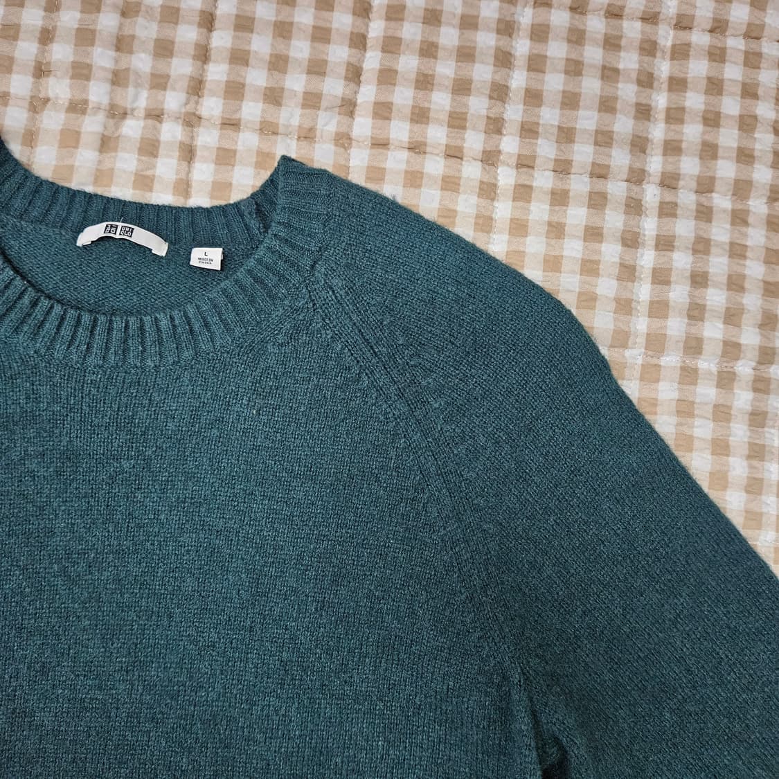 유니클로 긴소매 니트 남자100 상품이미지3