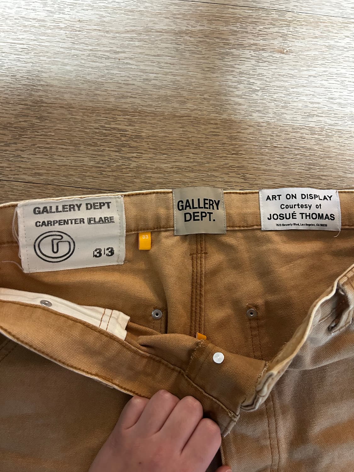 Gallery dept la flare 카펜터 진 상품이미지2