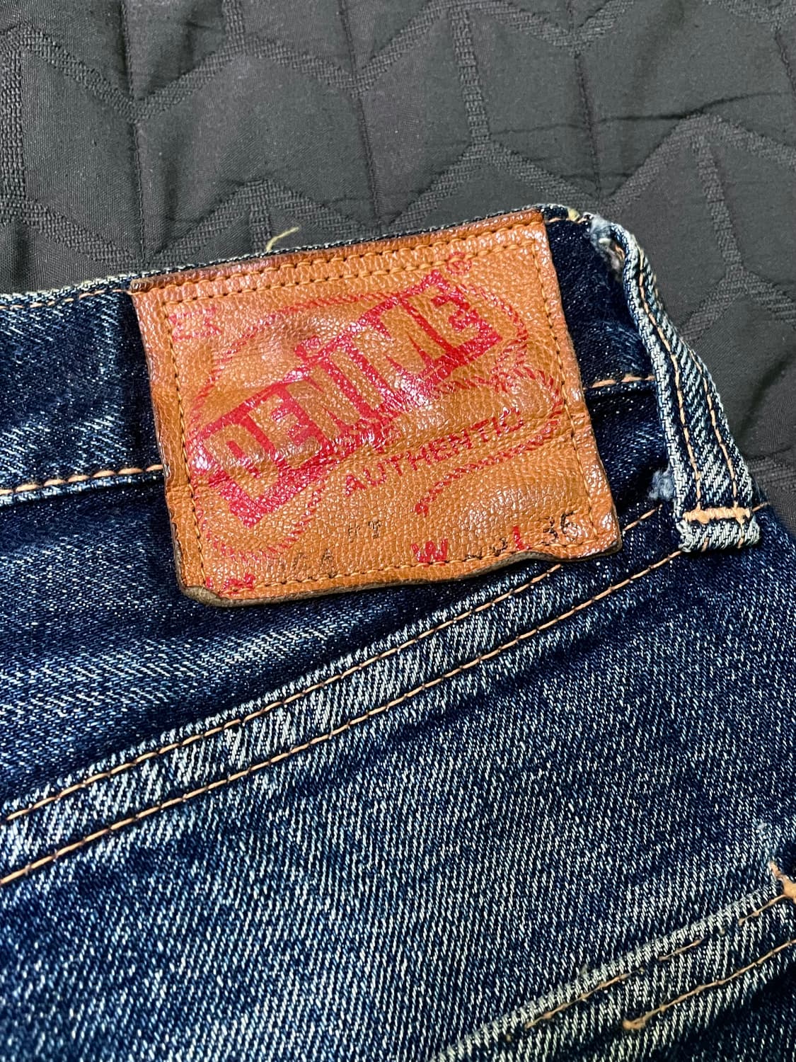 오사카5 드님 셀비지 데님팬츠(페이딩 예술) 상품이미지7