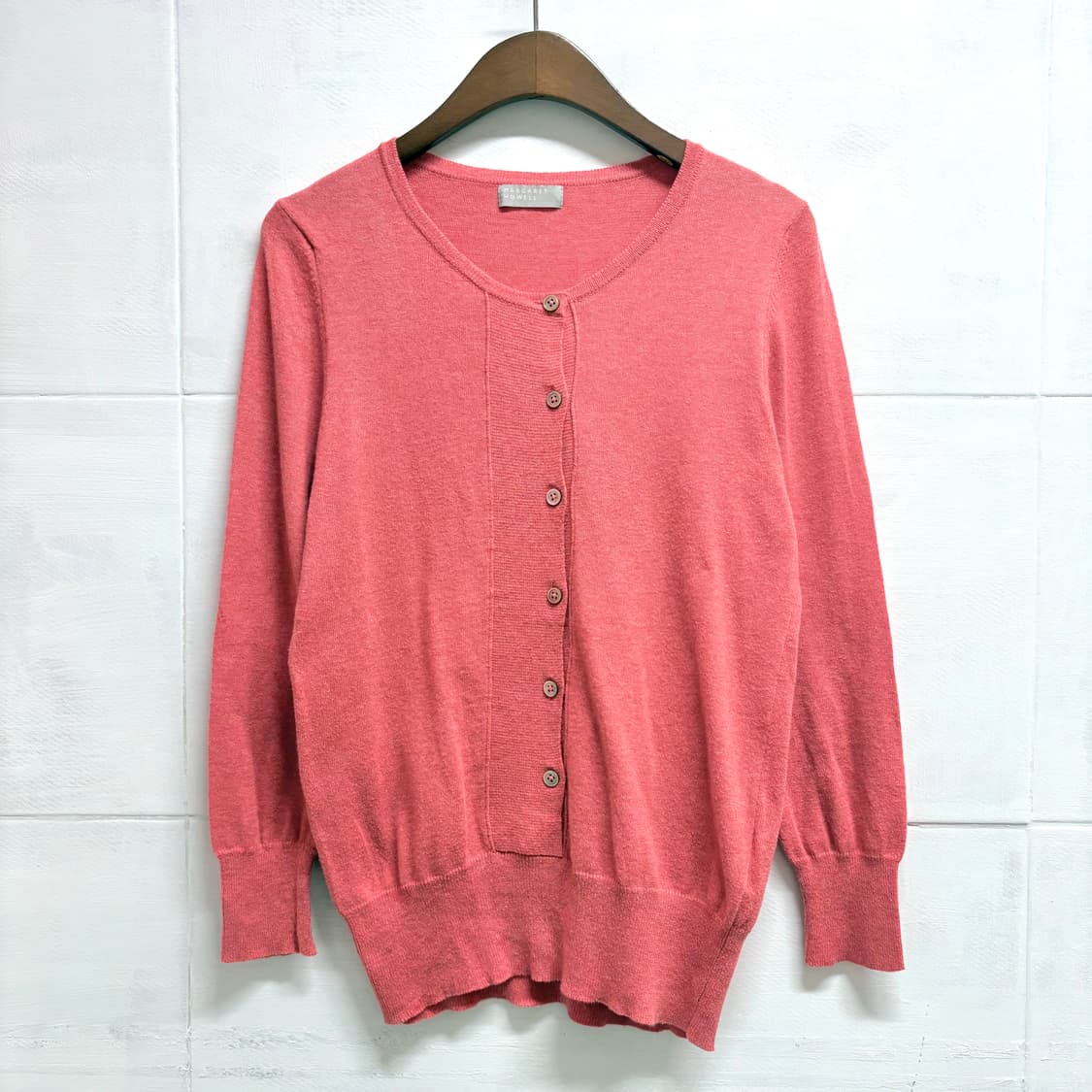 마가렛호웰 margaret howell 핑크 코튼 니트  상품이미지1