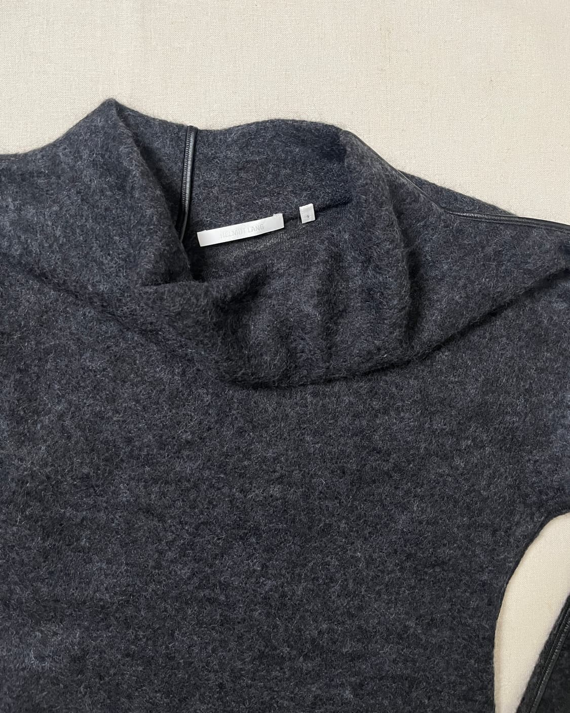 헬무트랭 하이넥 모헤어 비대칭 원피스 helmut lang 드레스 상품이미지7