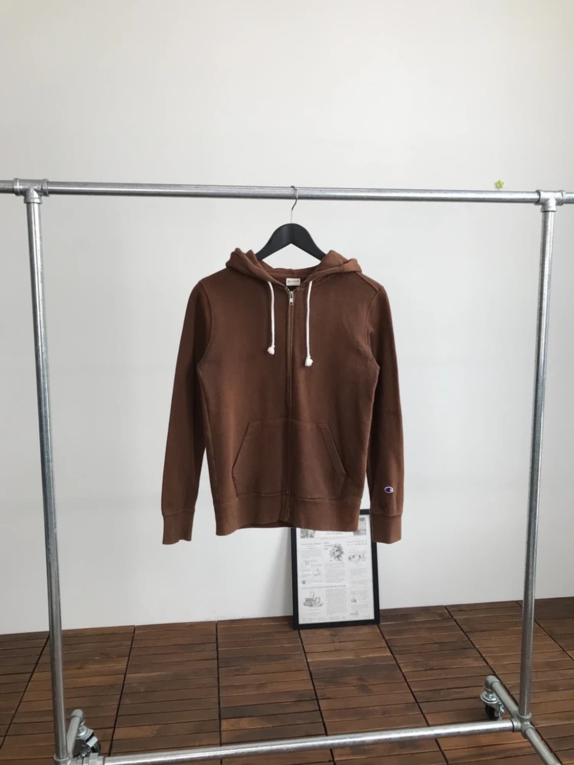 Champion Brown Zip Hoodie 상품이미지3