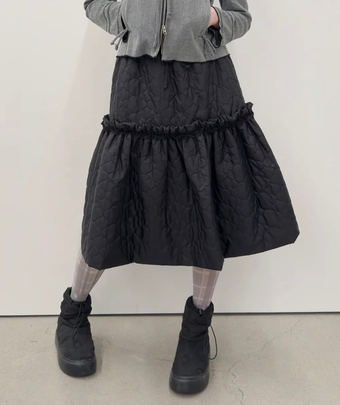 (새 상품) 타입서비스 퀄티드 패딩 스커트 치마 Quilted 상품이미지1