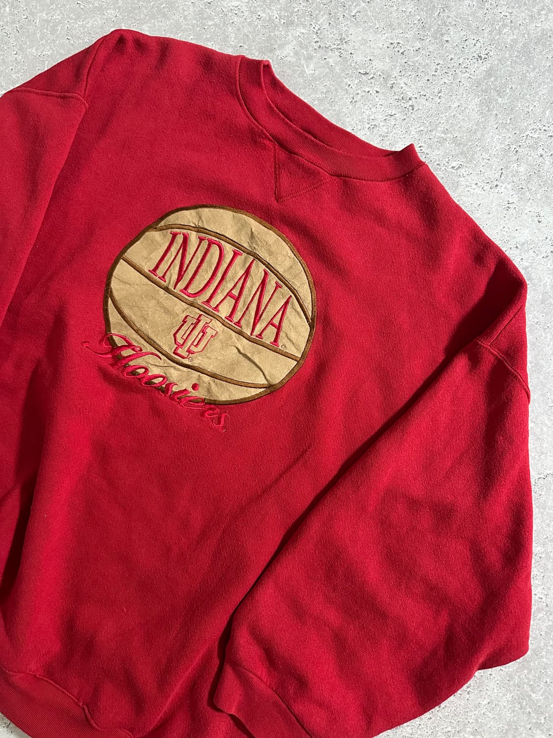 90s USA 인디애나 후지어스 맨투맨 레드 상품이미지1