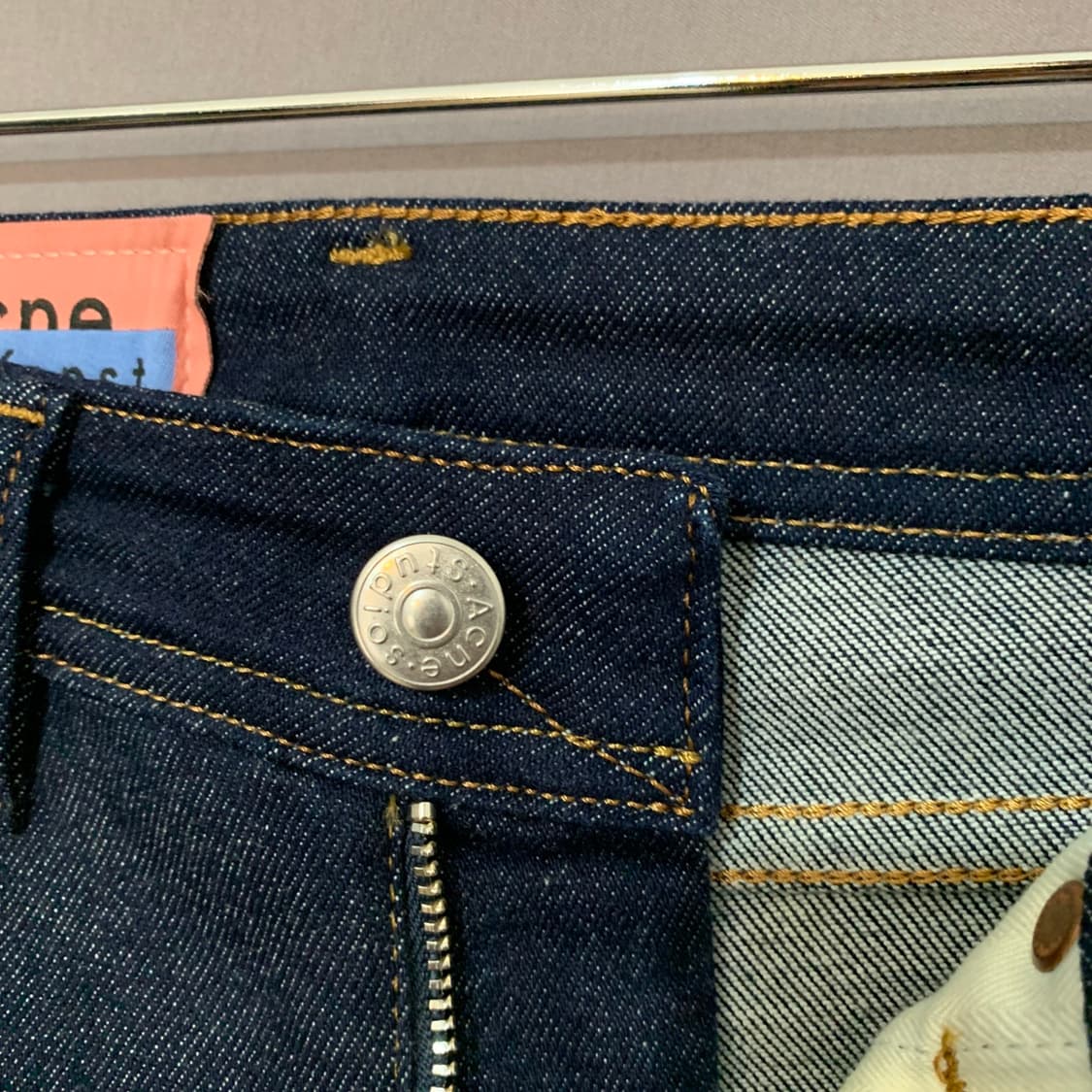 24인치 아크네스튜디오 블라 콘스트 진청 인디고 스판 데님 청바지 상품이미지5