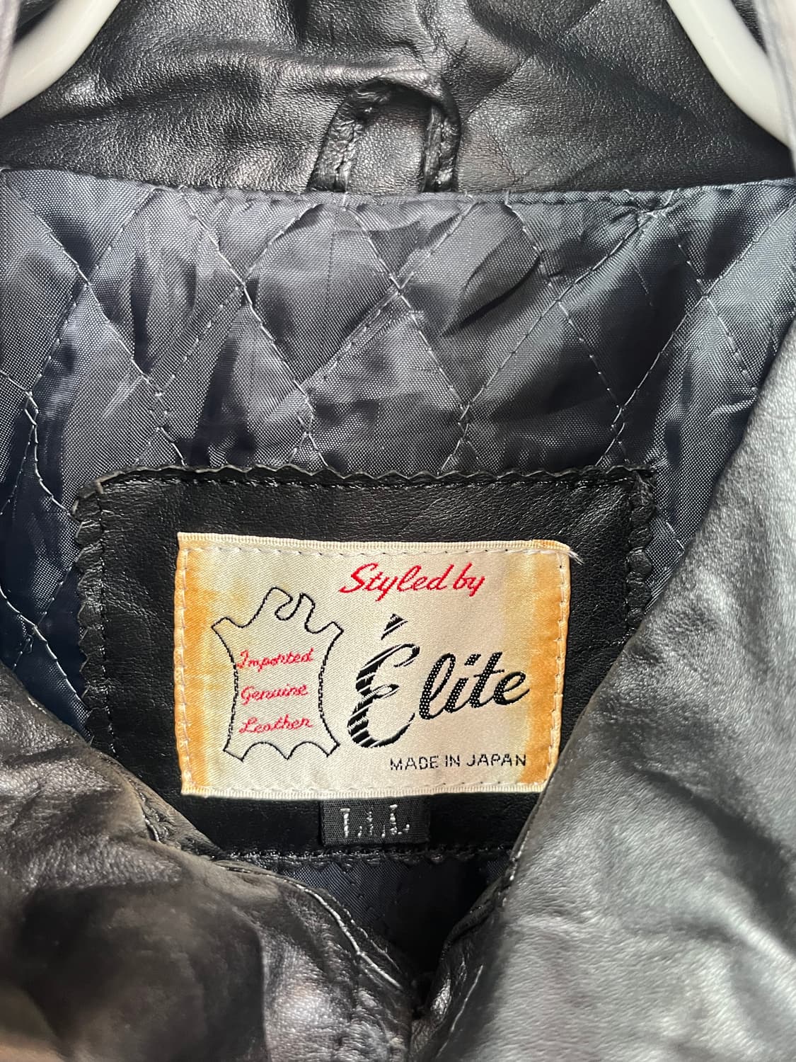 Elite MADE IN JAPAN 가죽자켓 블랙 LLL 상품이미지2