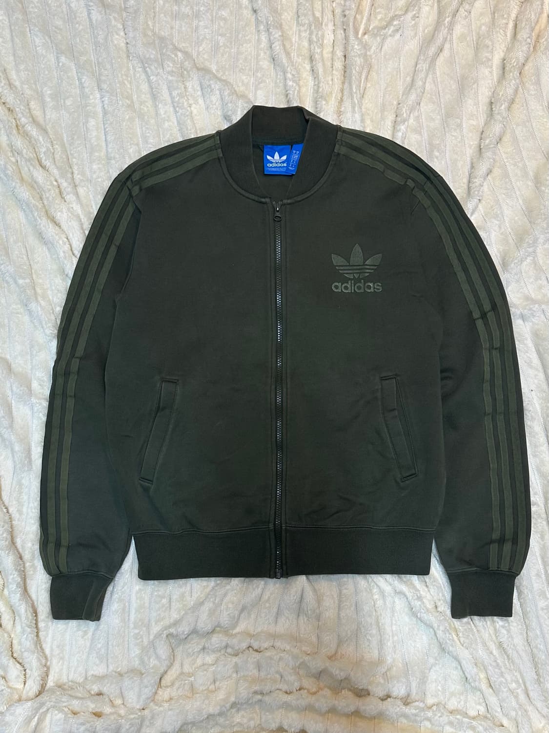 아디다스 카키 트랙탑 져지 솜빈티지 상품이미지1