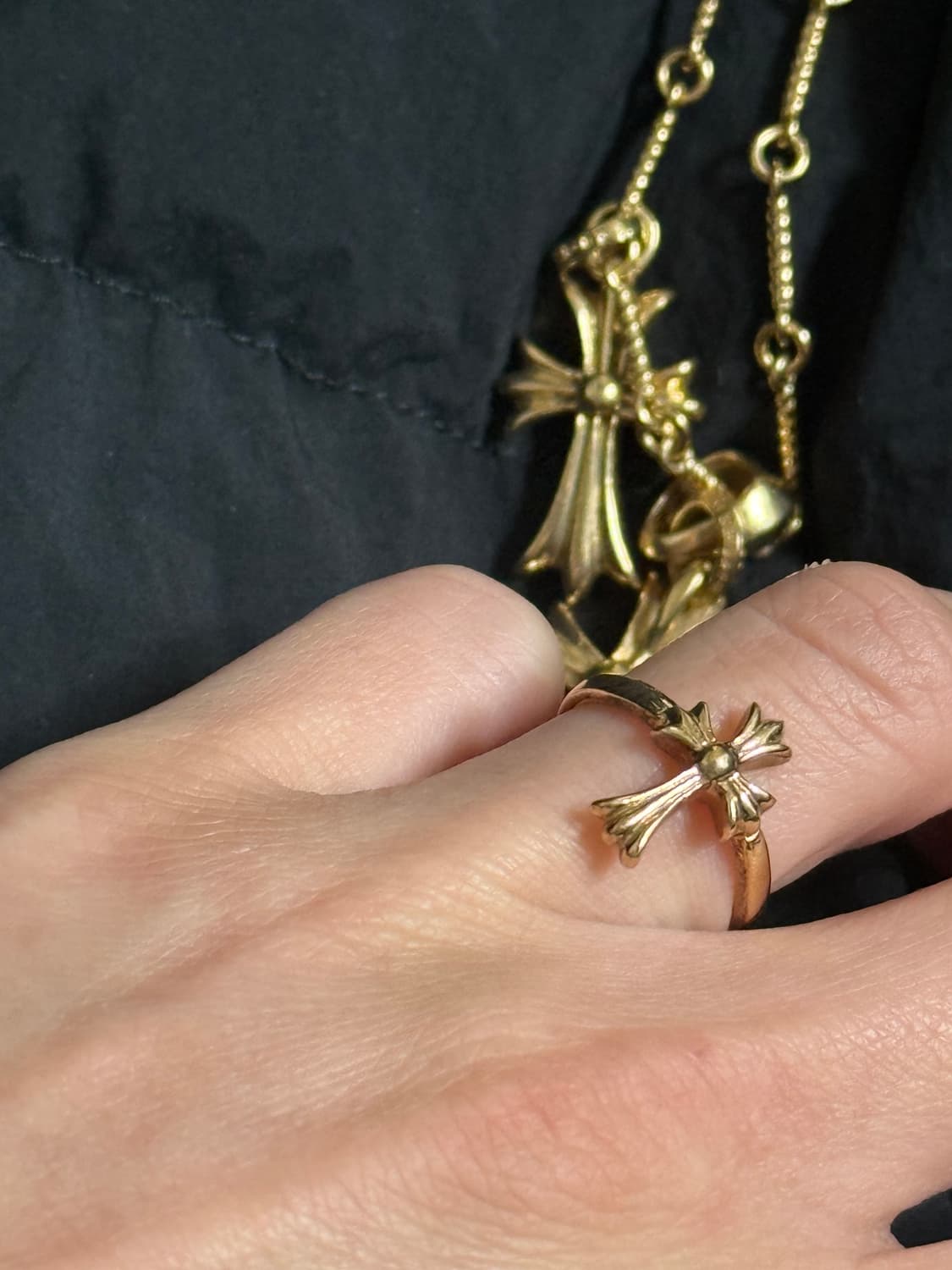 크롬하츠 18k 목걸이+반지 13돈 상품이미지5