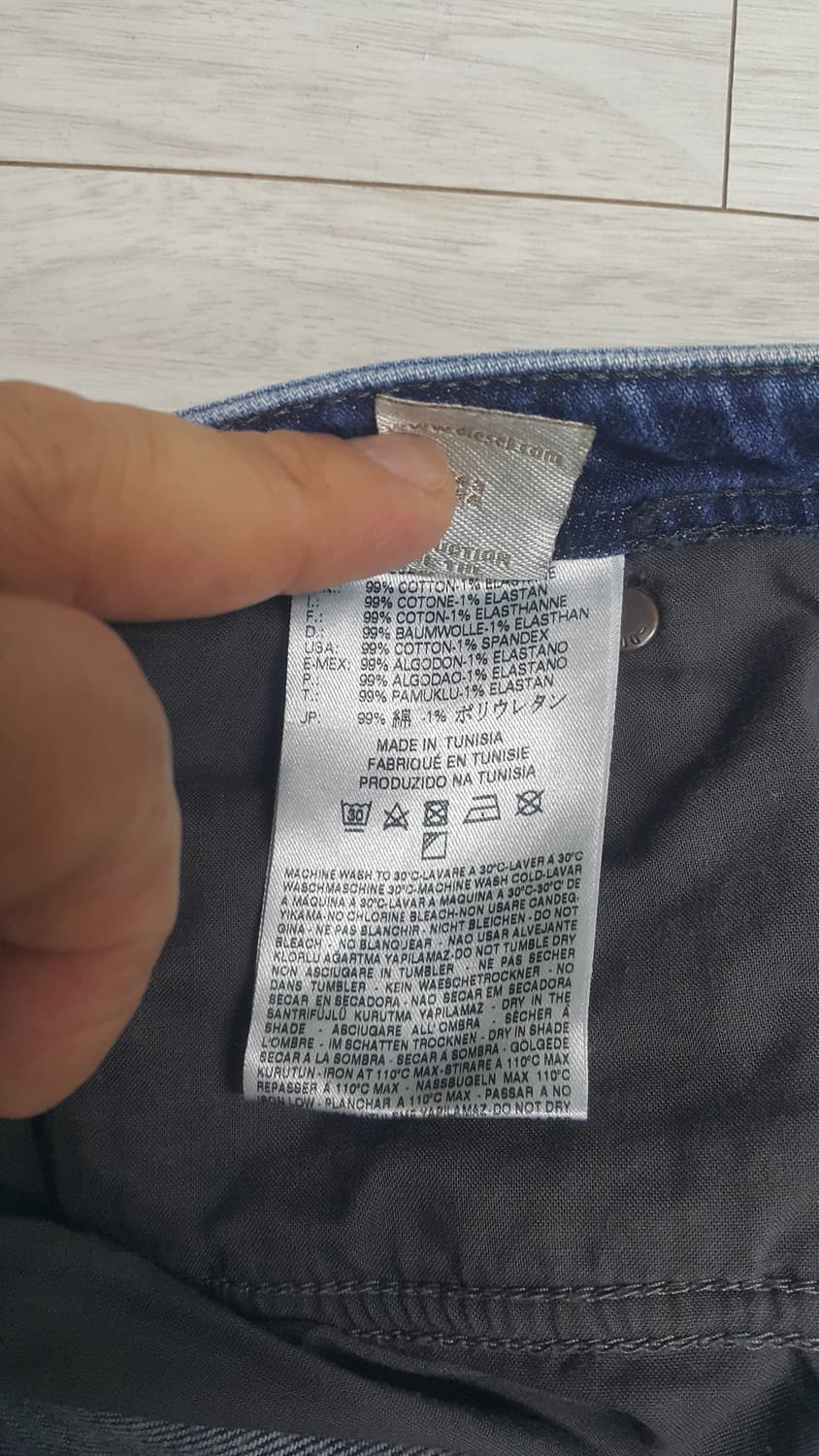 디젤 SHIONER 앏은청바지 실측32인치 299번  상품이미지7