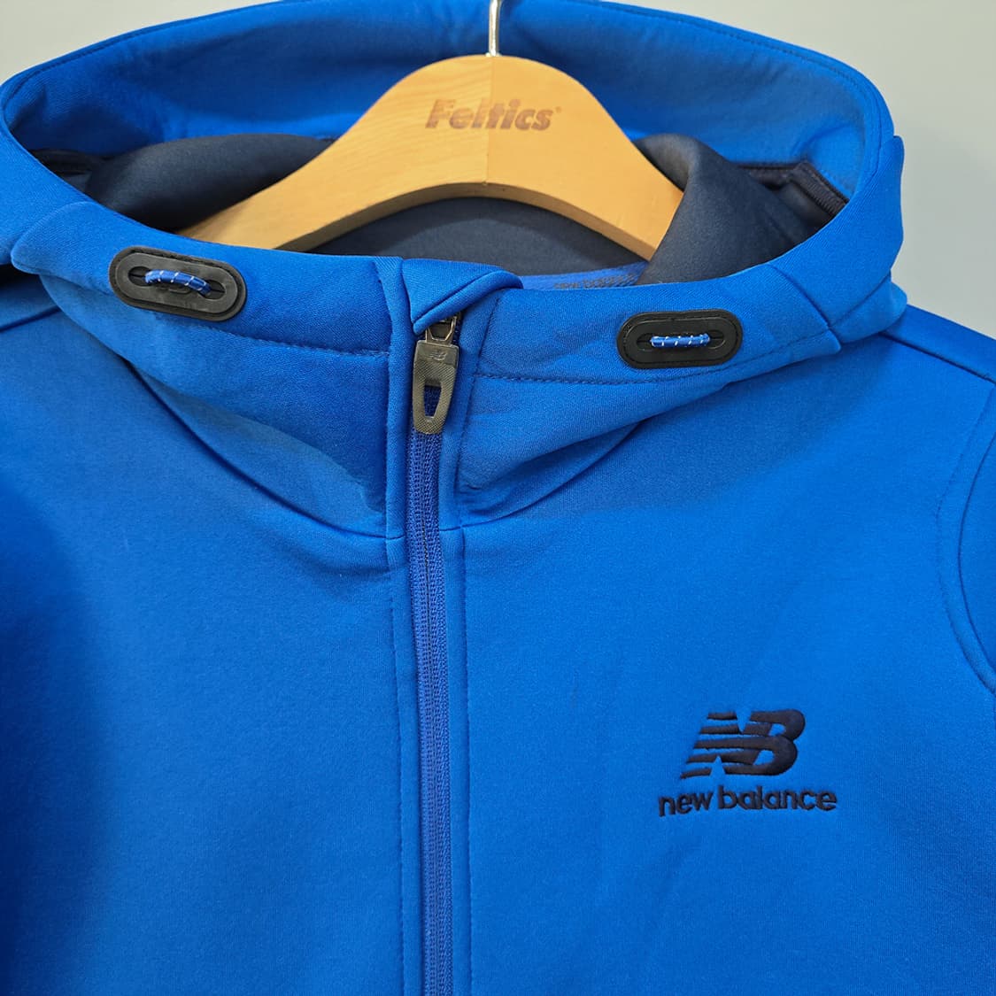 뉴발란스(new balance) 기능성 후드집업 블루 105 상품이미지3