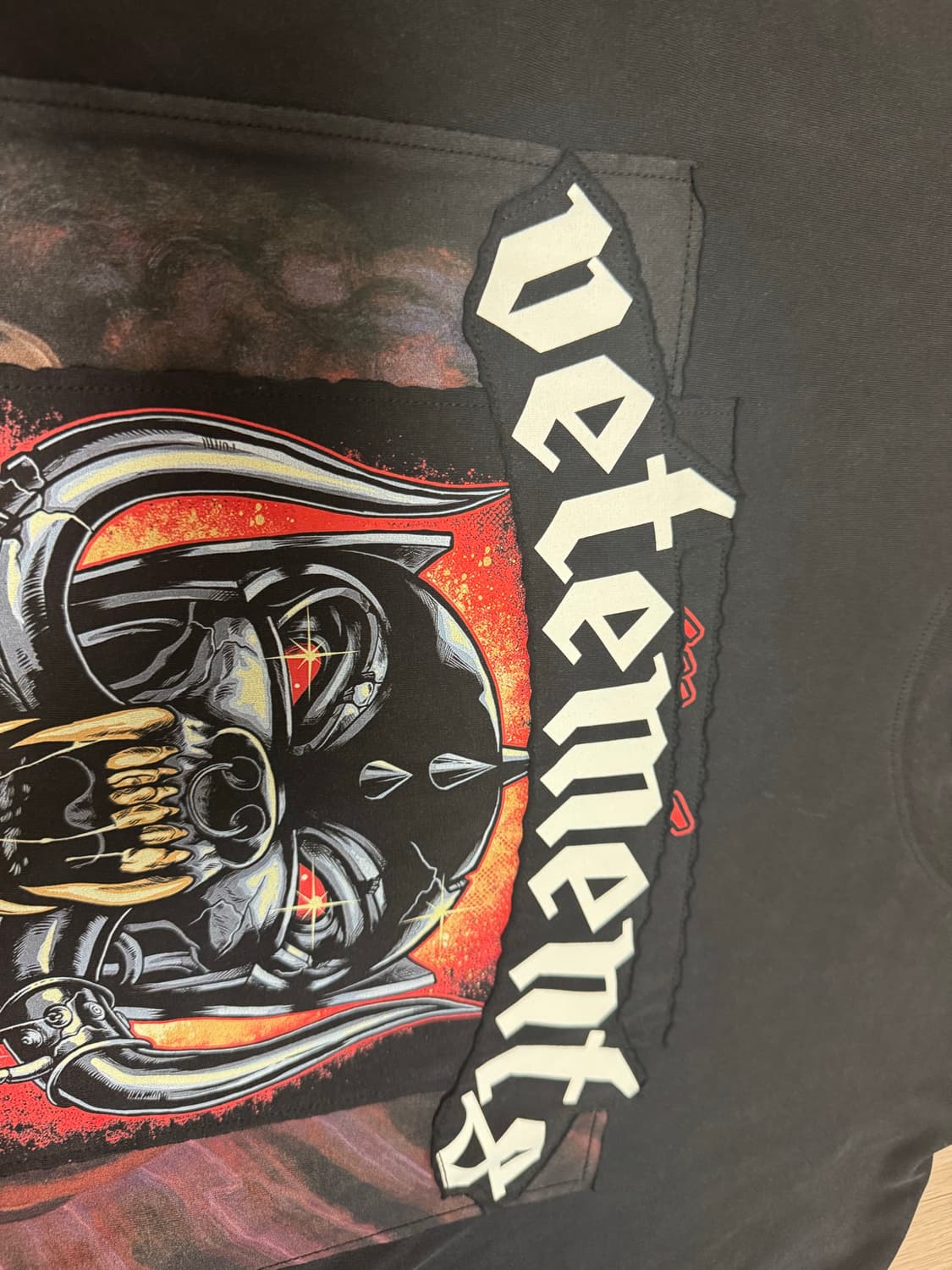 Vetements 베트멍 모터헤드 티셔츠 xs 상품이미지3