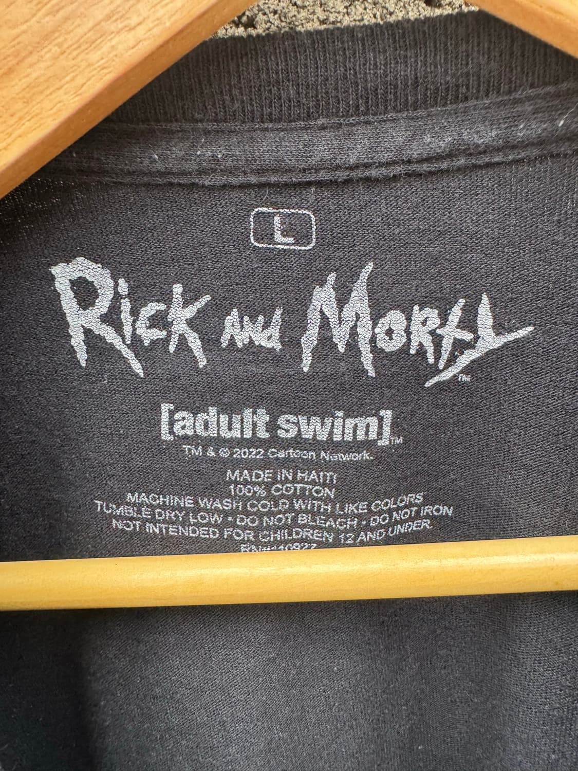 길단 빈티지 rick and morty 프린팅 반팔 티셔츠 L 상품이미지4