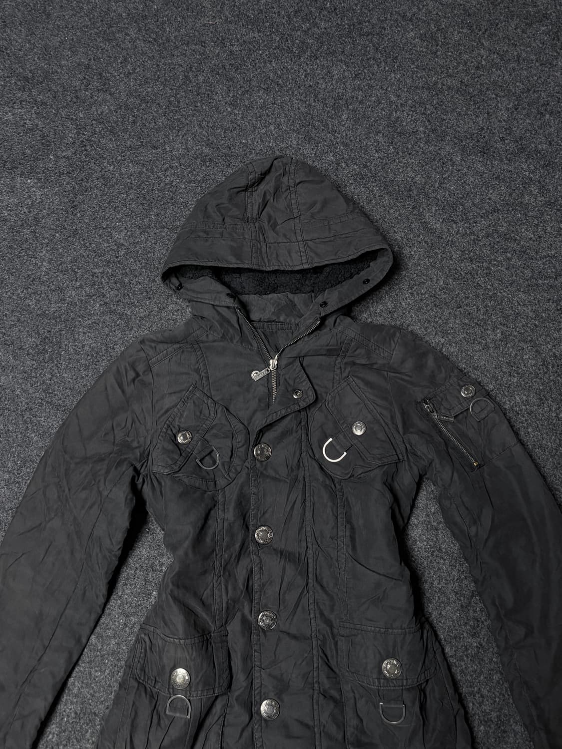 Vintage Y2k 00's v-kei Punk hood jacket 상품이미지3