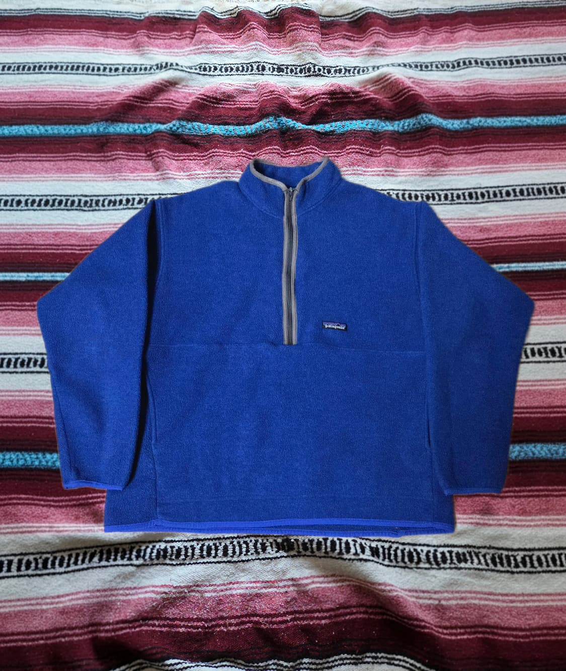 (XL)파타고니아 블루 머수피얼 신칠라 하프집업플리스 마수피얼 상품이미지1