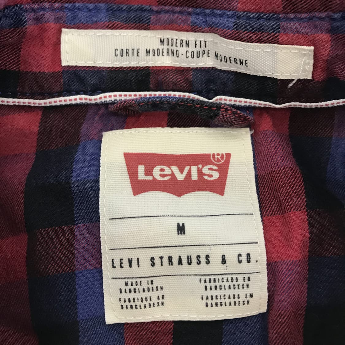리바이스 LEVIS 웨스턴 체크셔츠 [M사이즈] 상품이미지5