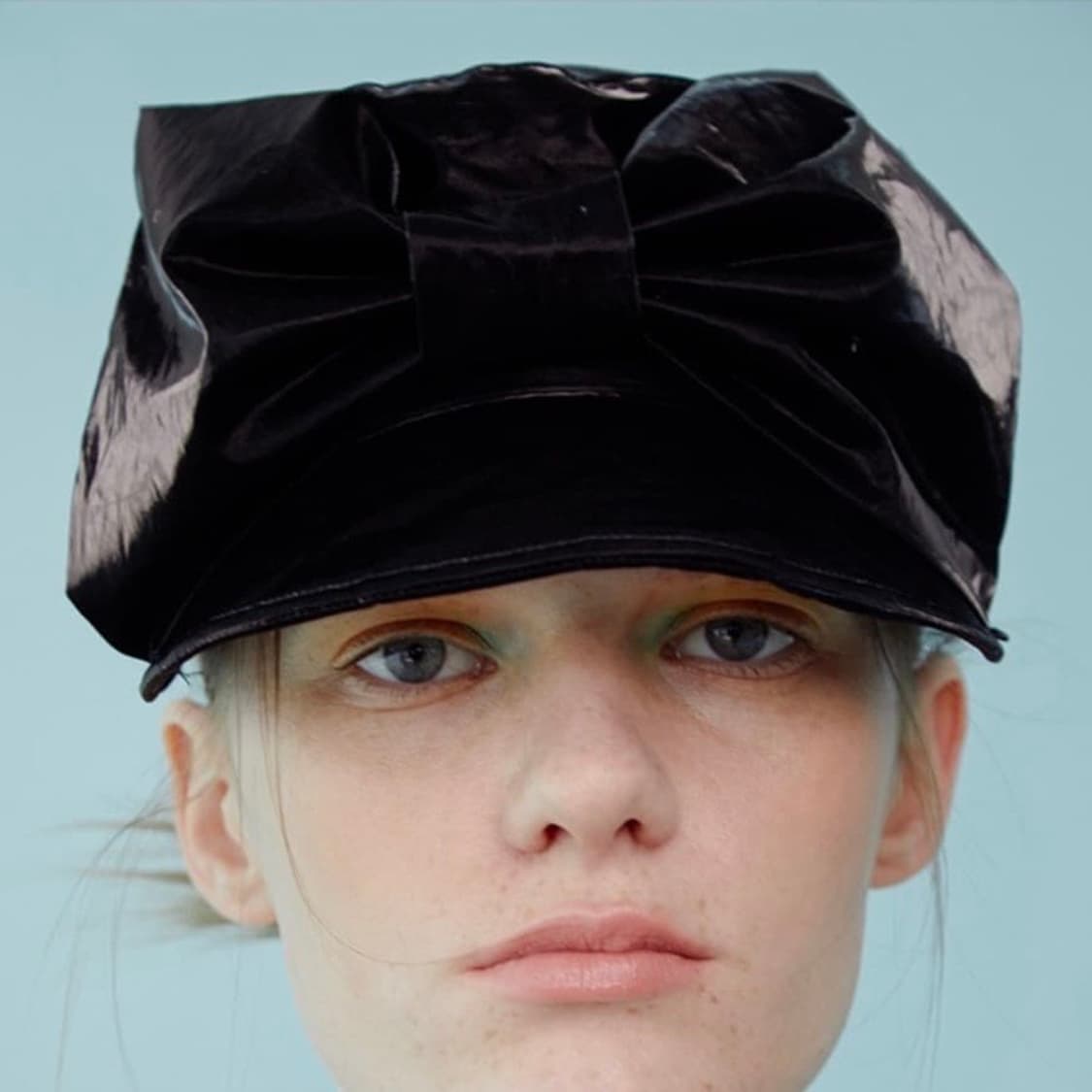 어썸니즈 벨보이 캡 리본 블랙  상품이미지2