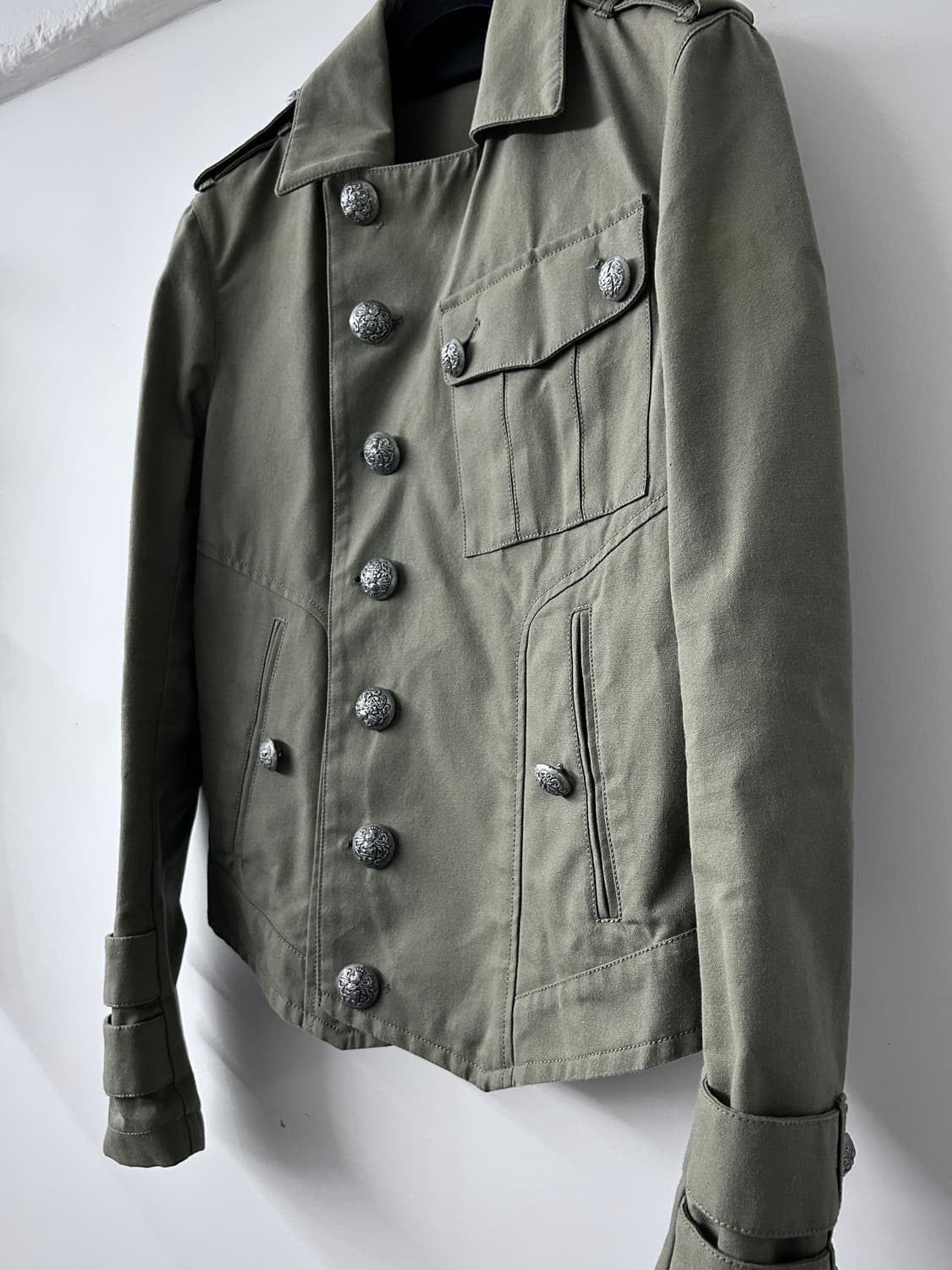 발망 13ss 스틸 버튼 나폴레옹 밀리터리 자켓 상품이미지2