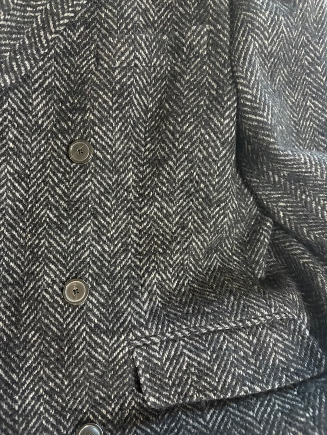 마시모두띠남성헤링본코트 상품이미지5