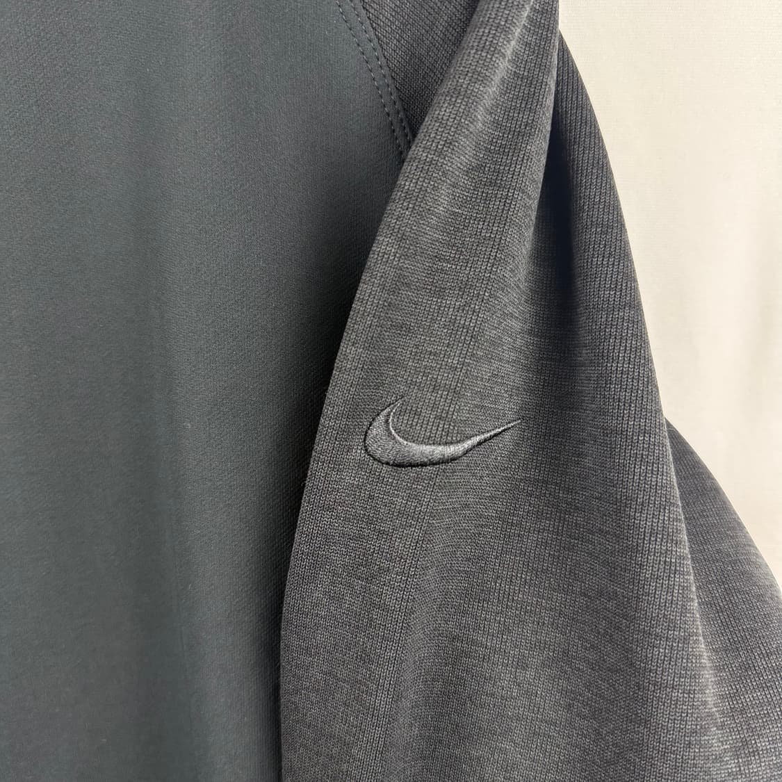 (M) 나이키 골프 드라이 핏 플레이어 니트 맨투맨 블랙 상품이미지4
