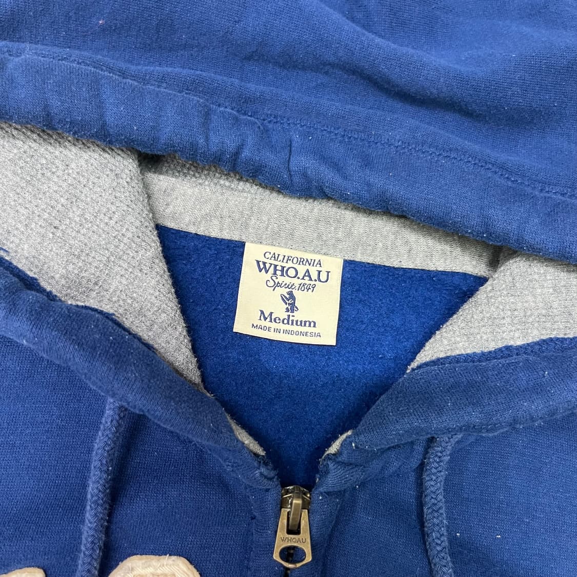 Who.A.U blue hood zip-up 상품이미지6