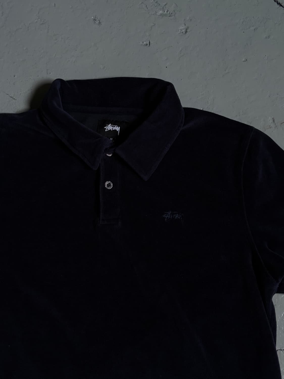 스투시(Stussy) Victor 네이비 피케 셔츠 상품이미지2