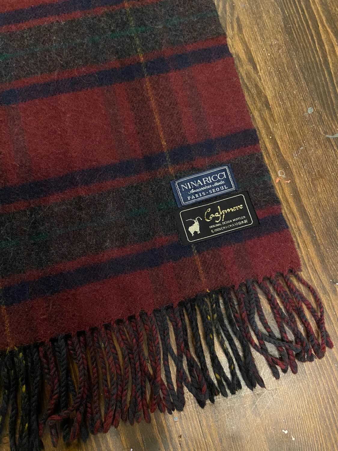 니나리찌 캐시미어 머플러  상품이미지5
