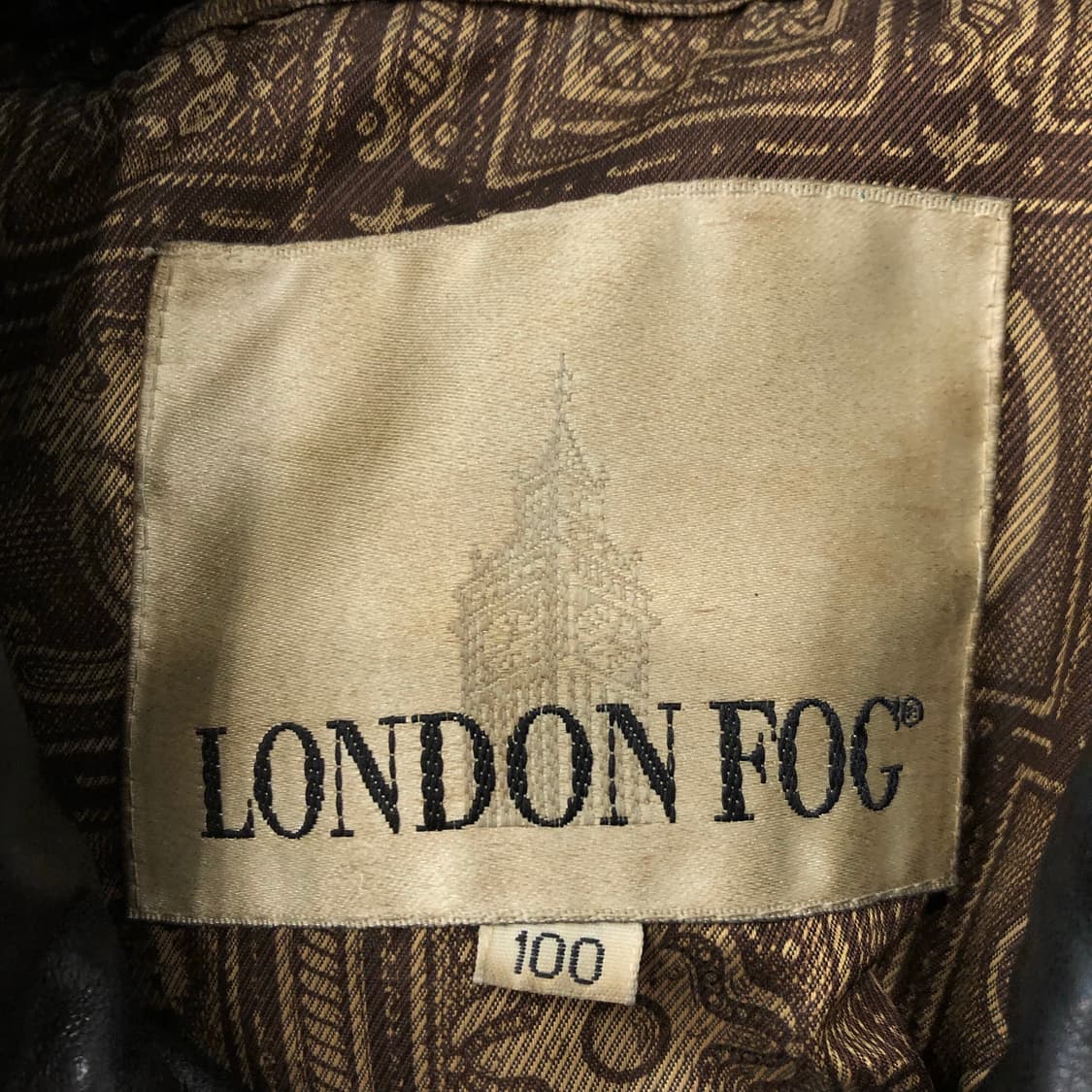 런던포그 양가죽 봄버 레더 가죽 자켓 상품이미지9