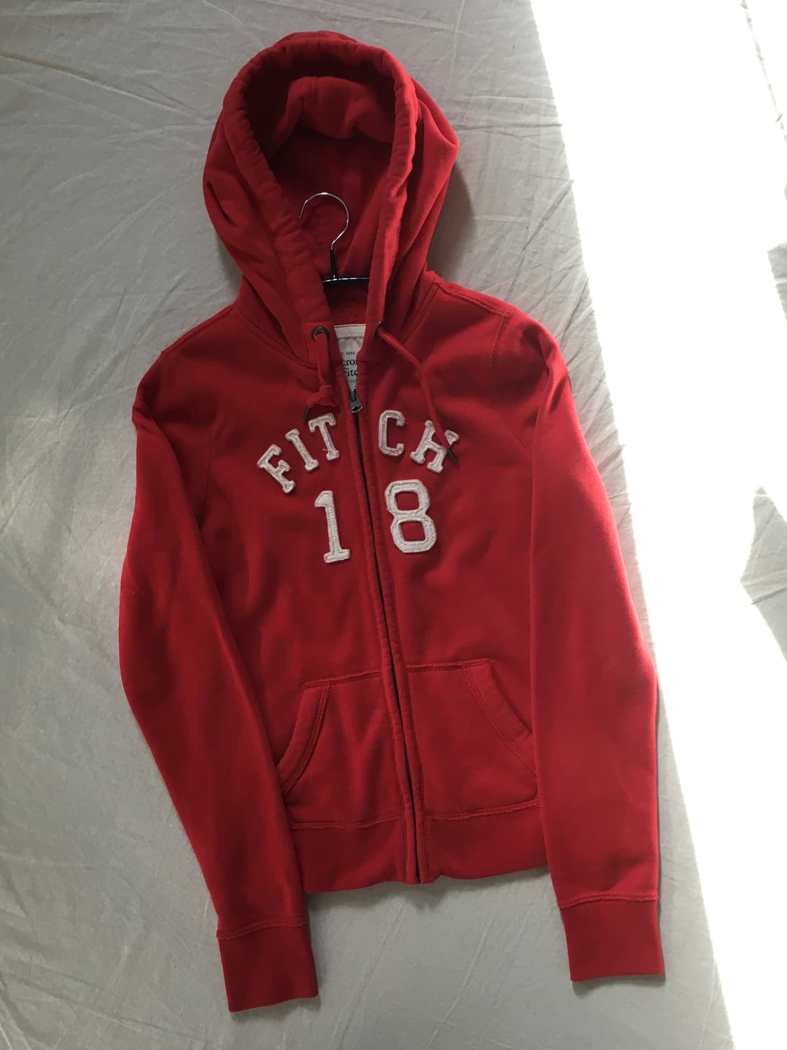 아베크롬비 자수패치 로고 후드집업 상품이미지3