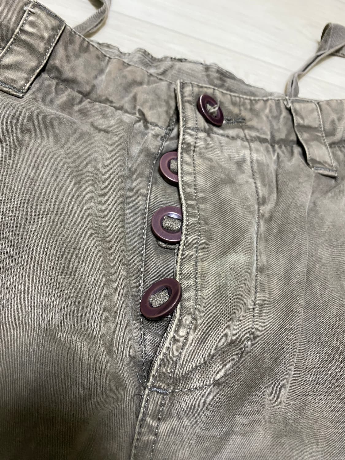 일본 빈티지 카고 데님 팬츠 상품이미지3