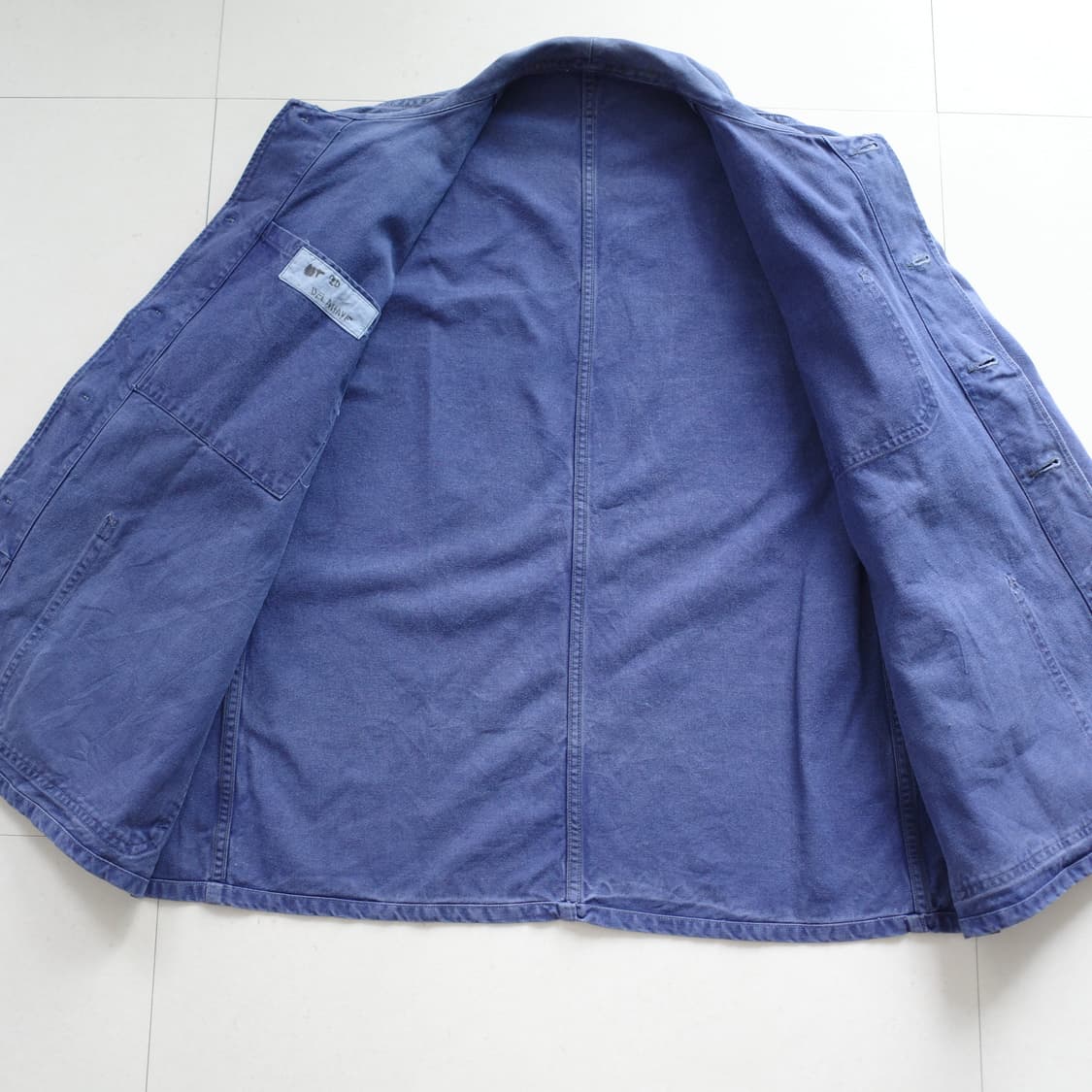 60s 프렌치 빈티지 클럽카라 레일로드 워크 초어자켓 상품이미지5