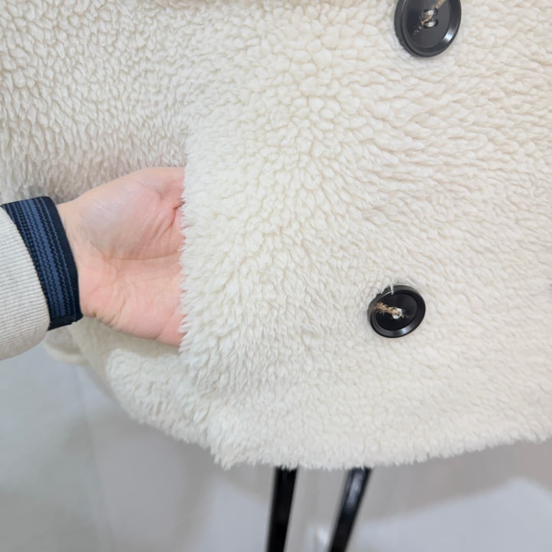 에고이스트 시어링자켓 뽀글이 퍼자켓 양털 4036 상품이미지4