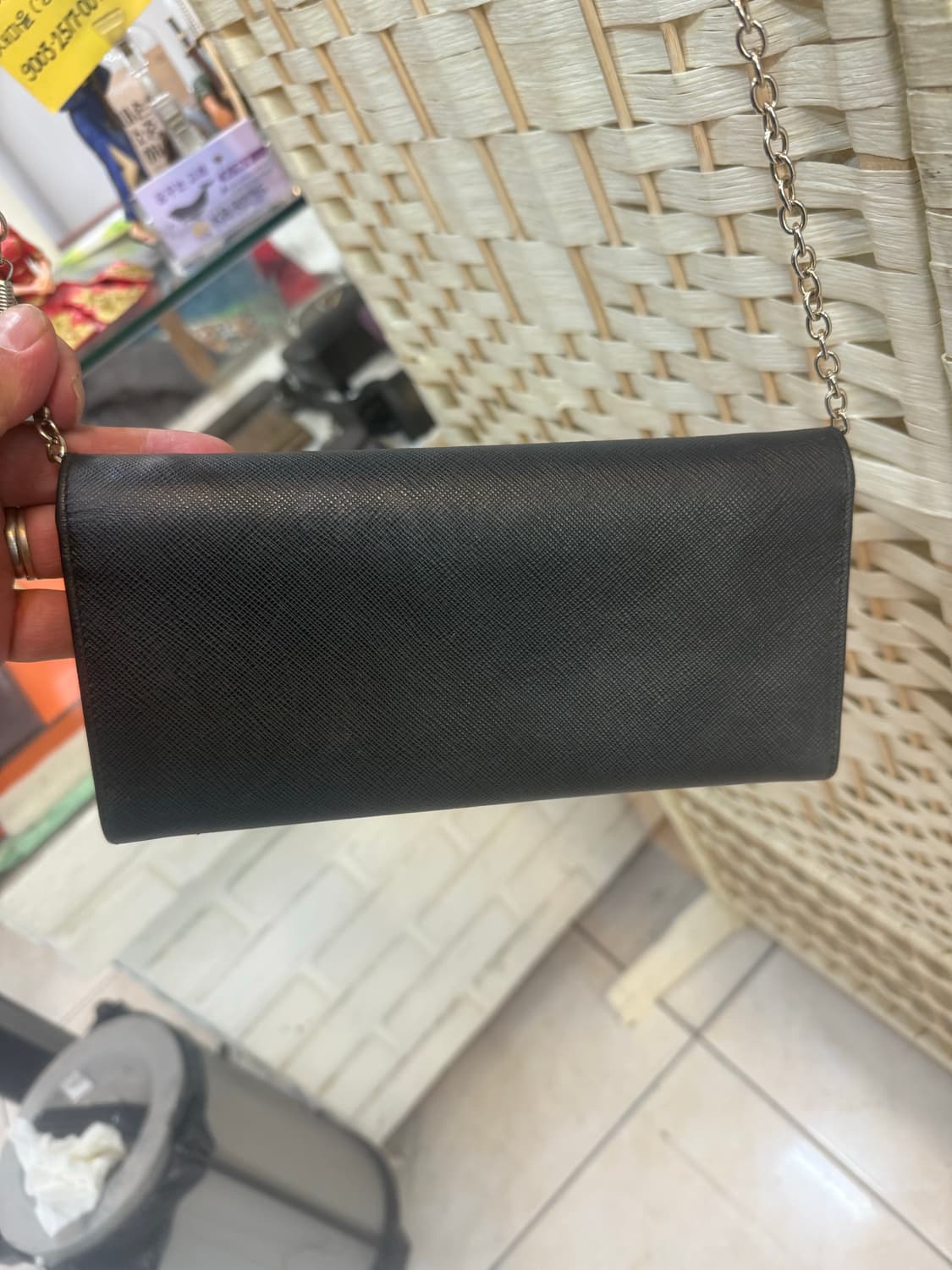 정품 프라다 사피아노 체인 크로스백 팝니다 상품이미지4