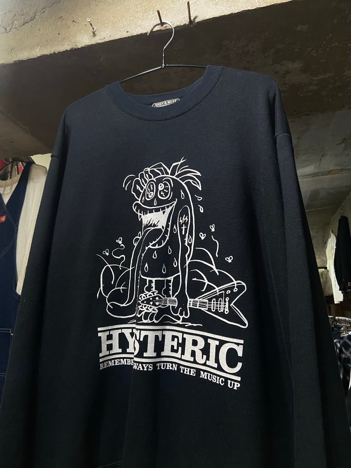 Hysteric Glamour 히스테릭 글래머 SBM 크레이지 맨투맨  상품이미지1
