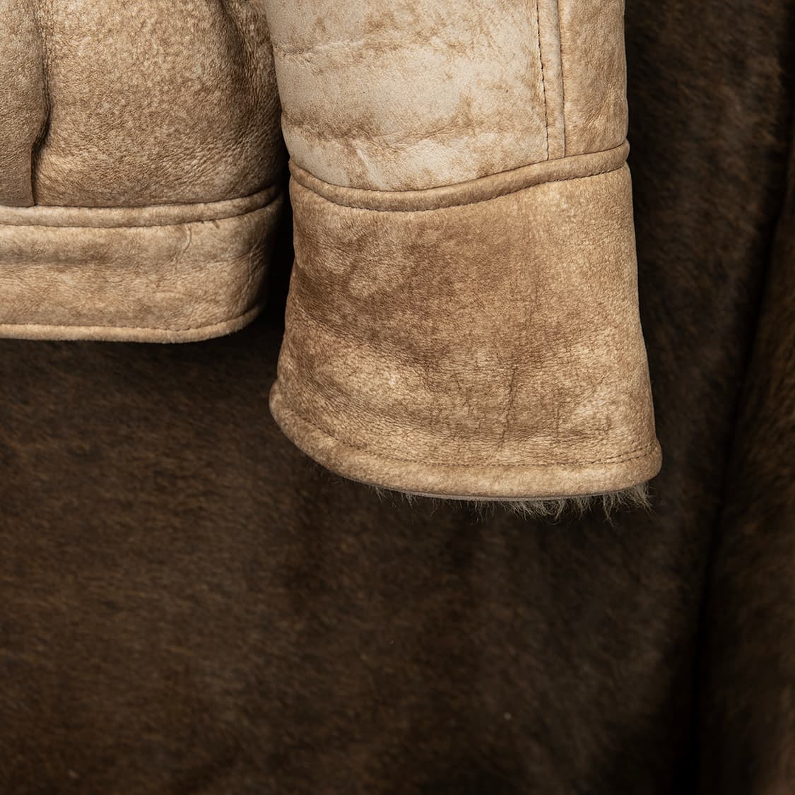 [103] 90s Casey Park 양가죽 양털 무스탕 시어링자켓  상품이미지4