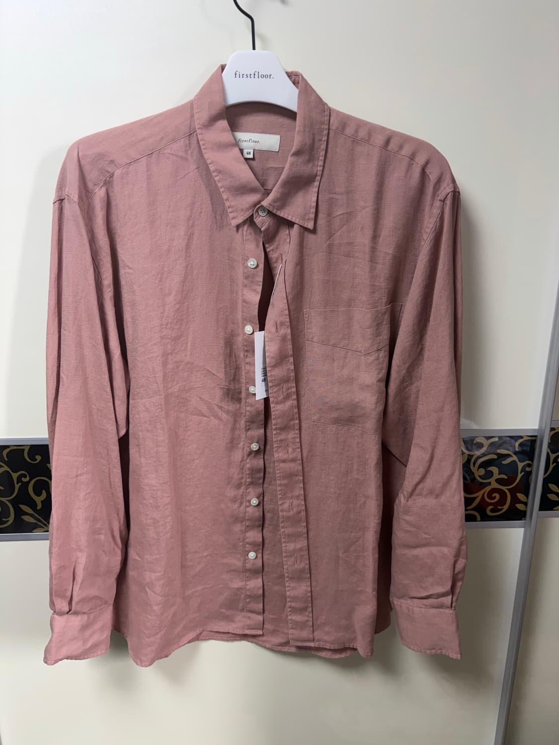 퍼스트플로어 프렌치린넨 로즈핑크 48 상품이미지1