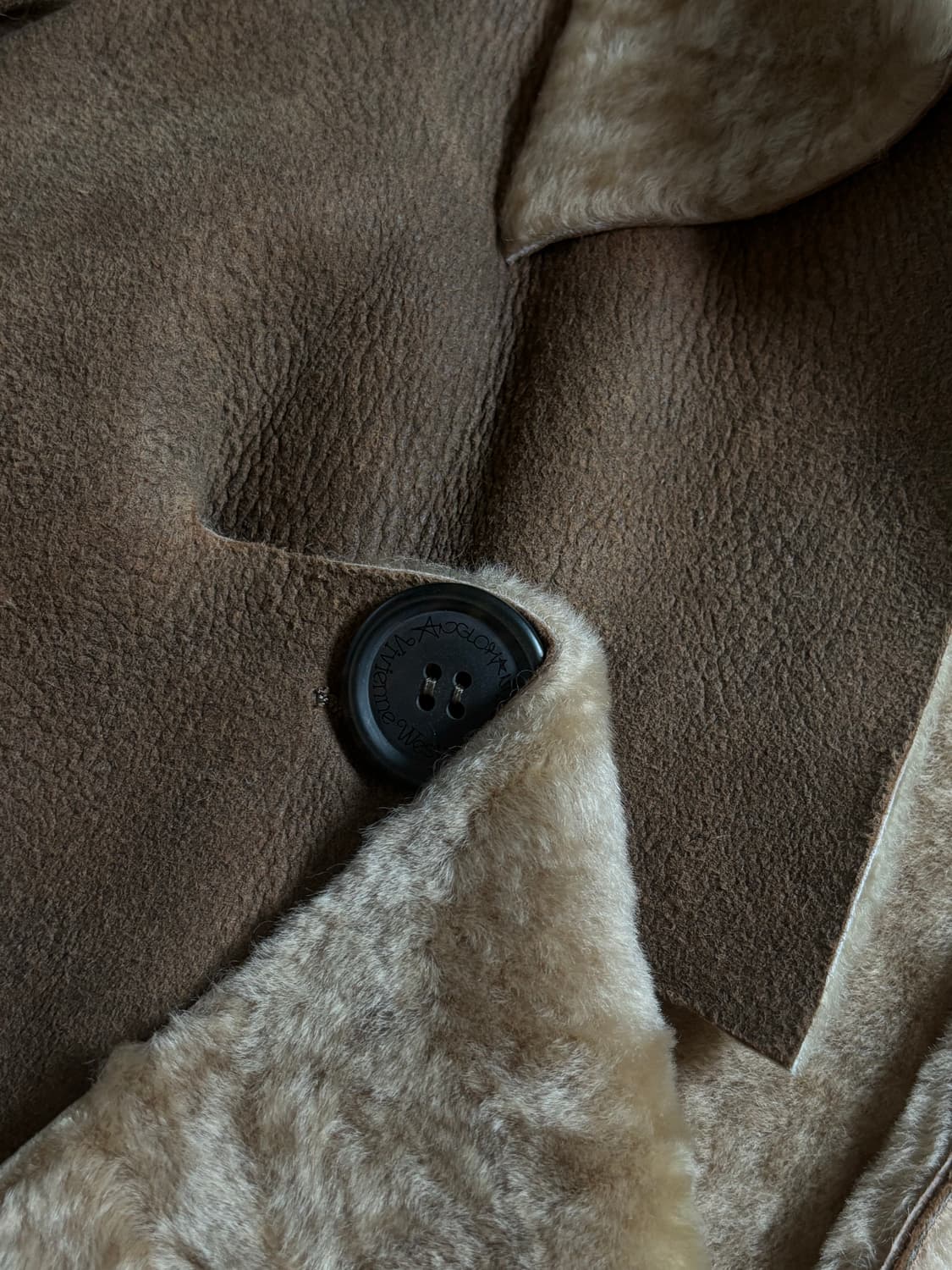 Vivienne Westwood 비비안웨스트우드 브라운 무스탕 상품이미지8