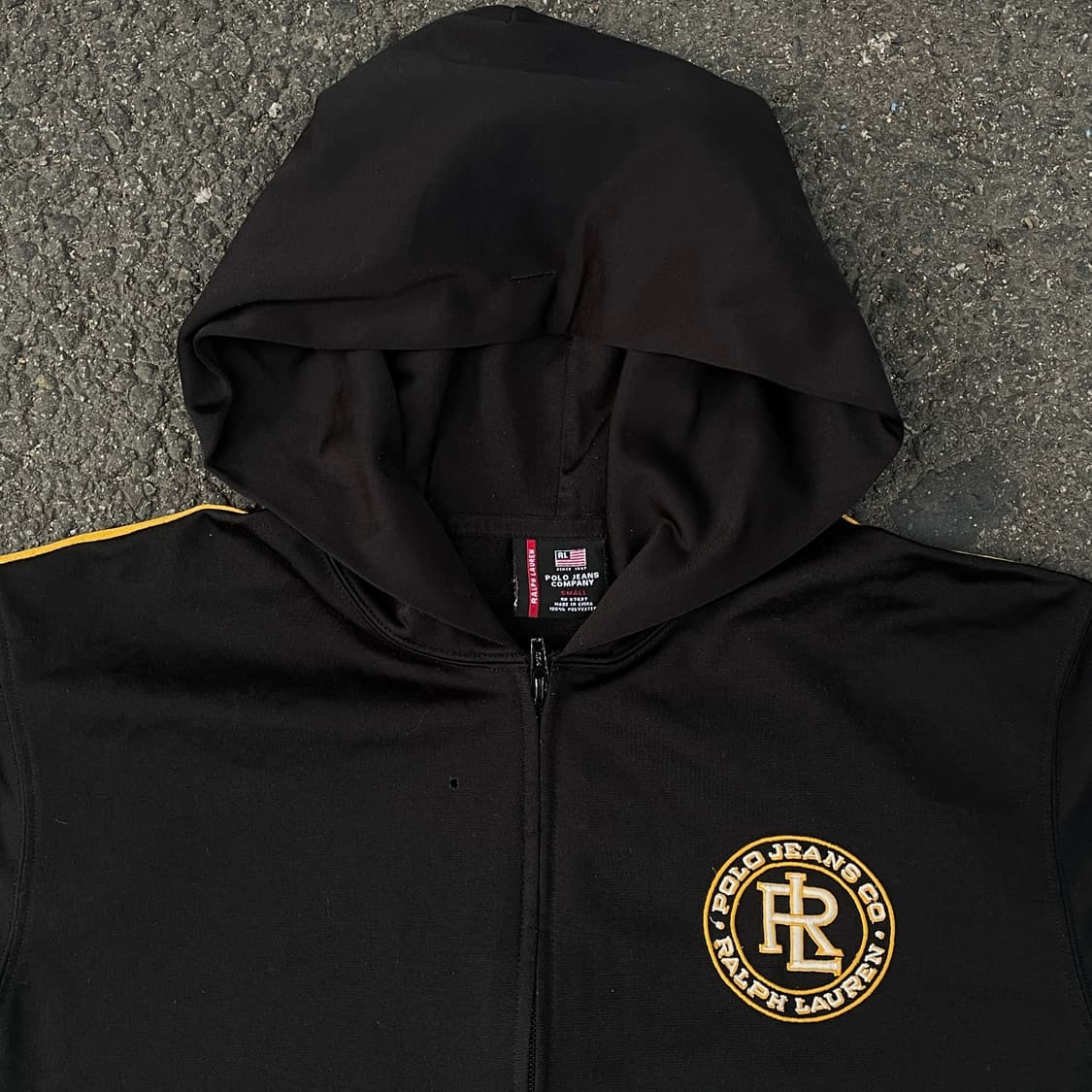 폴로 써클 로고 후드집업 져지 S 상품이미지10