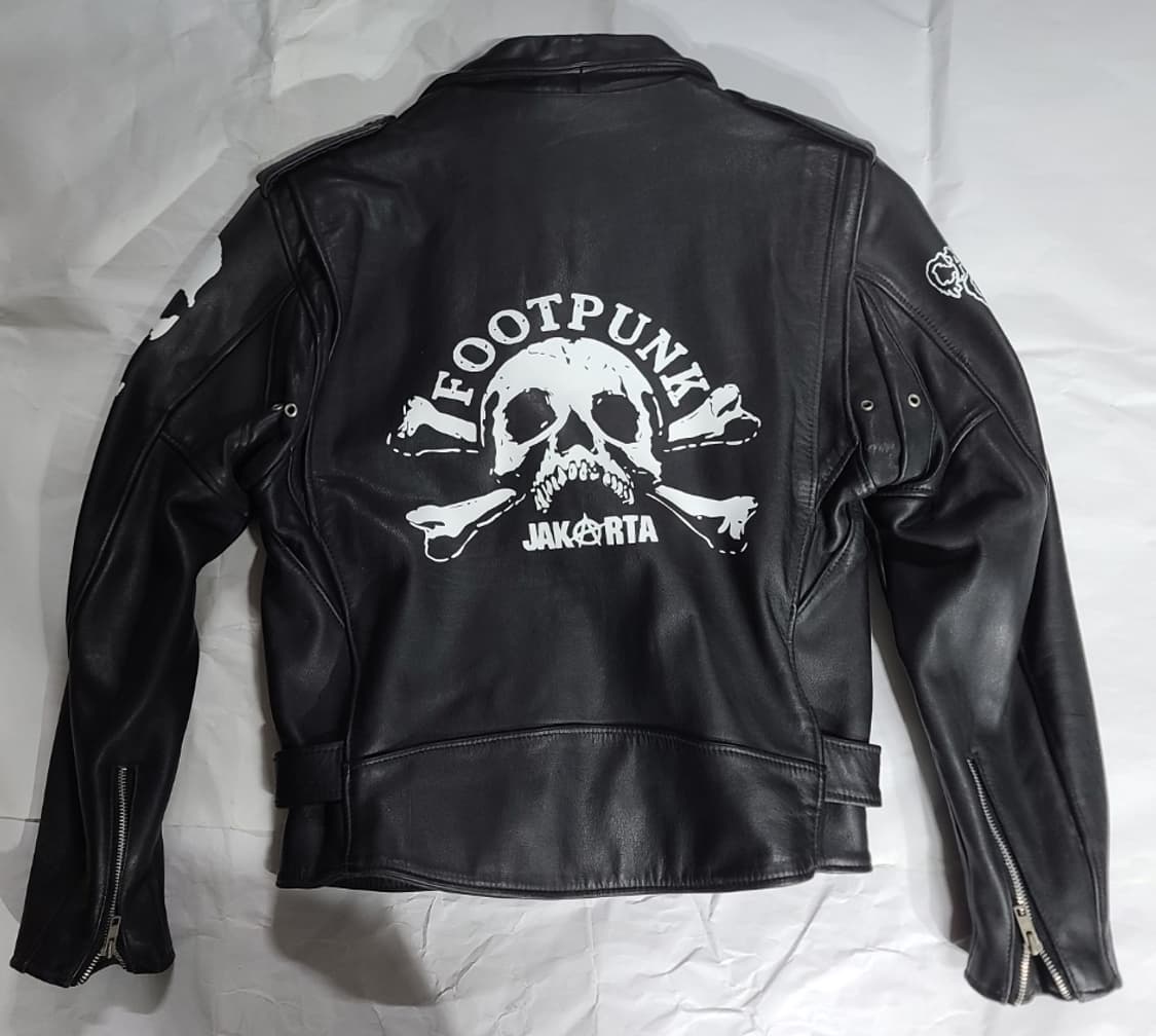 NAFNAF 커스텀 가죽라이더자켓 90사이즈 상품이미지2