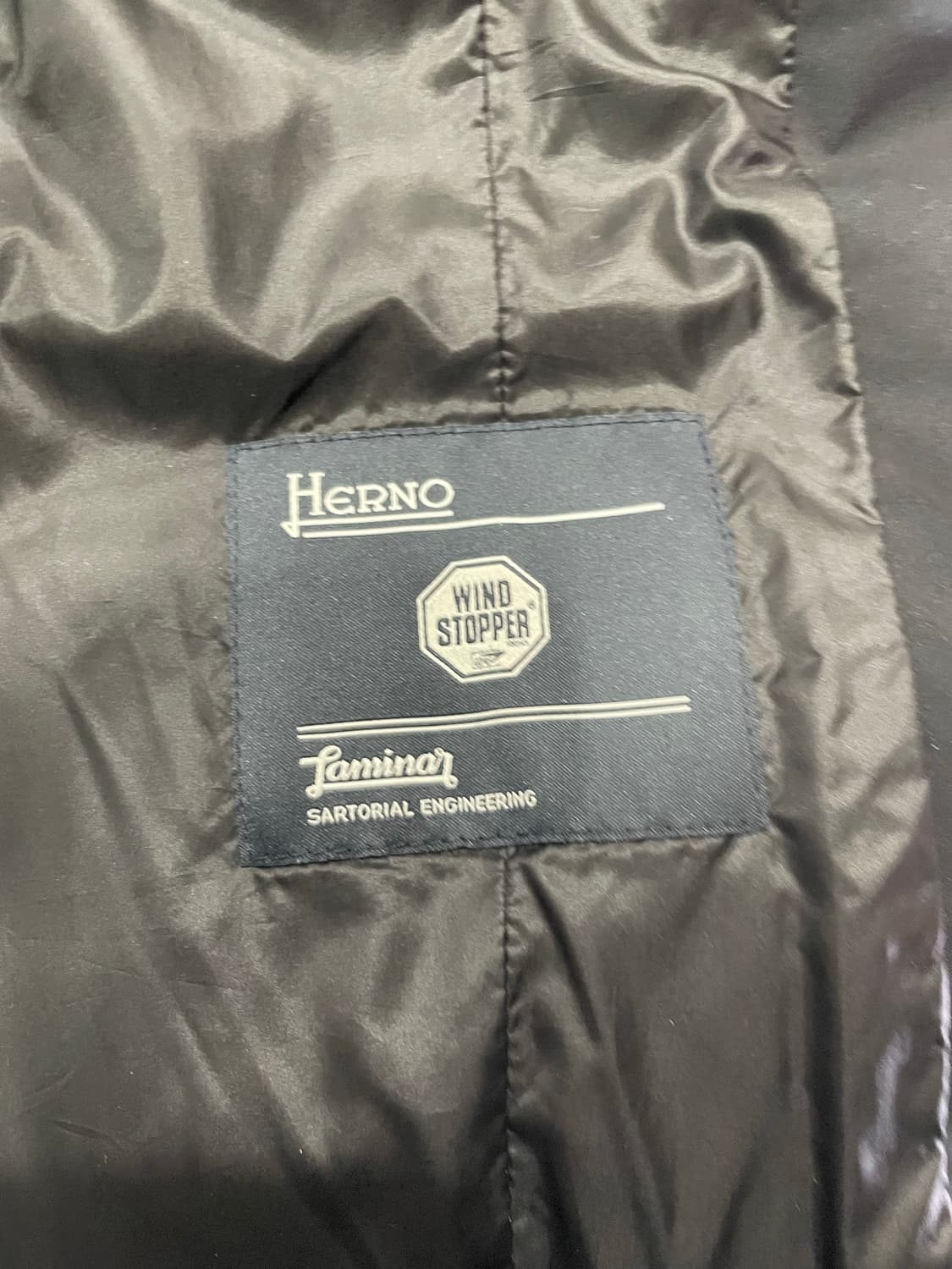 에르노 라미나르 남성 패딩 자켓 블랙 48 정품 상품이미지5