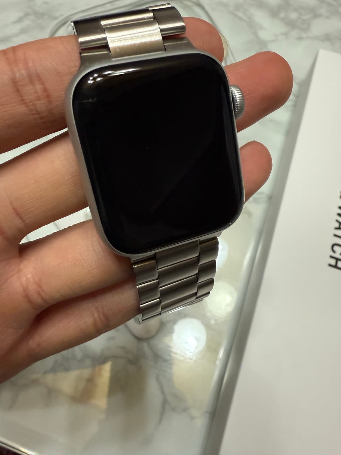 애플워치 SE2 풀박스, 메탈 스트랩 상품이미지4