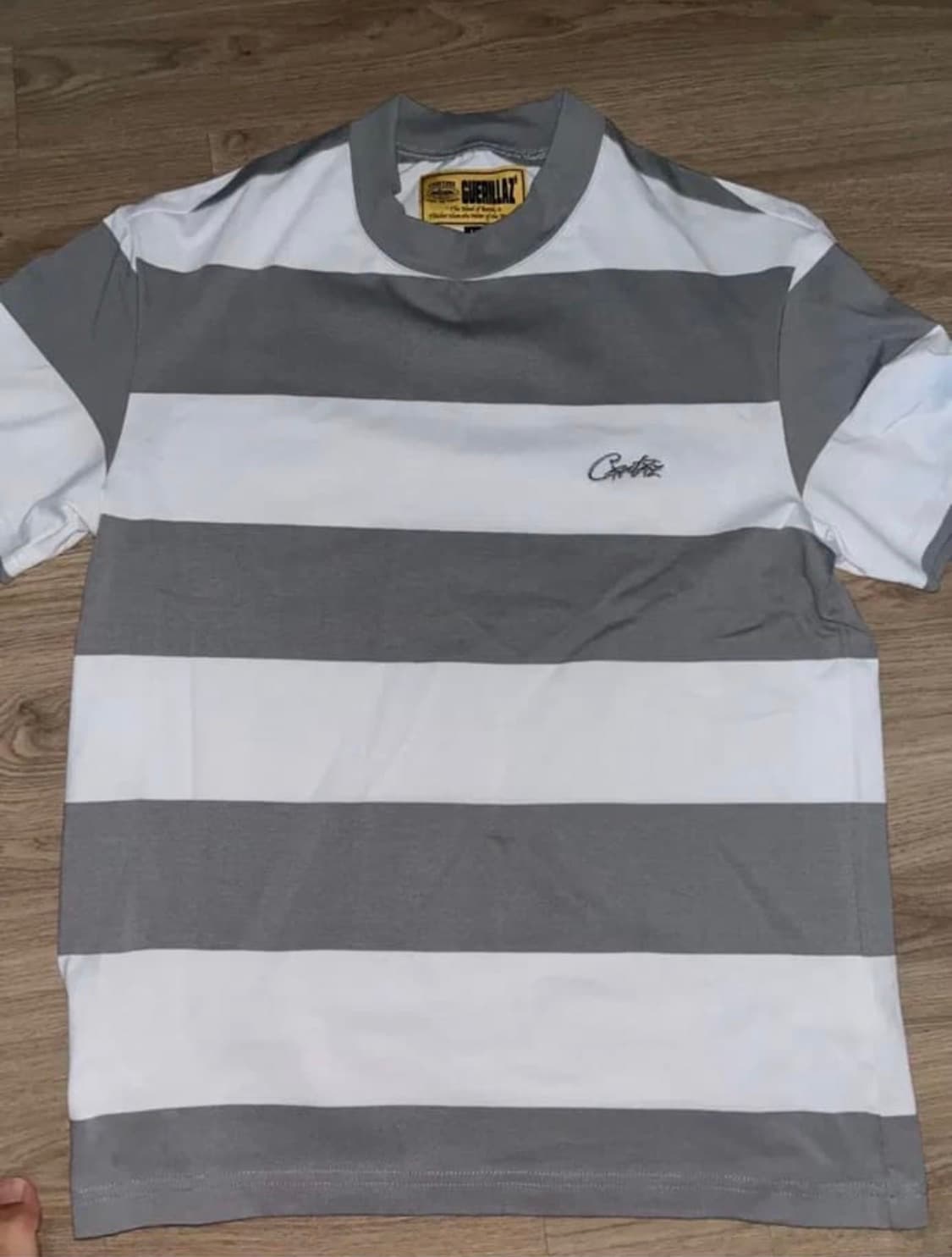 코르테이즈 반팔 스트라이프 그레이 상품이미지1