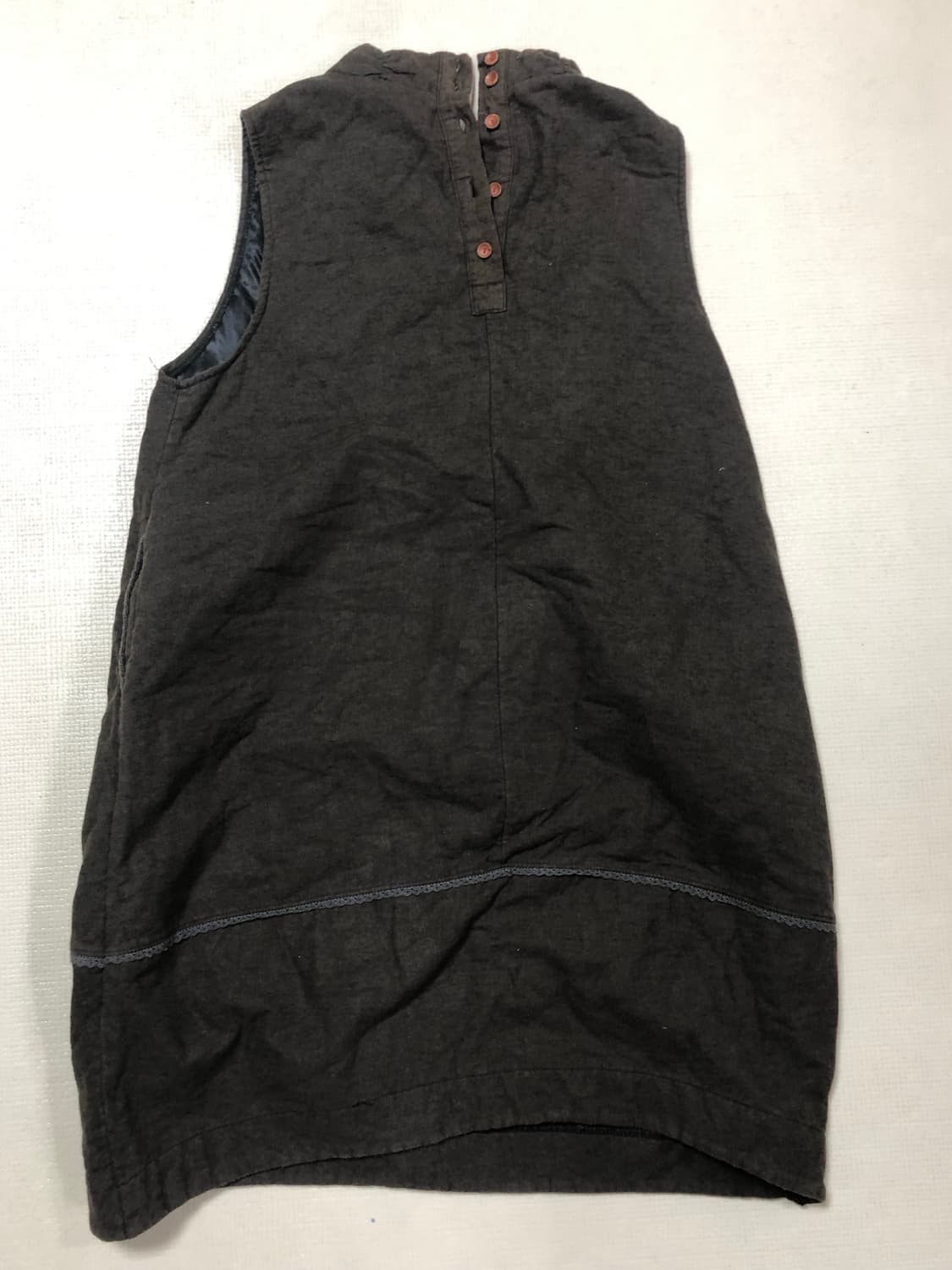 빈티지 다크 브라운 롱 스커트 상품이미지10