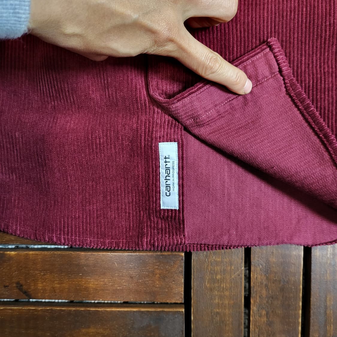 칼하트 WIP 코듀로이 셔츠  (M) 상품이미지7