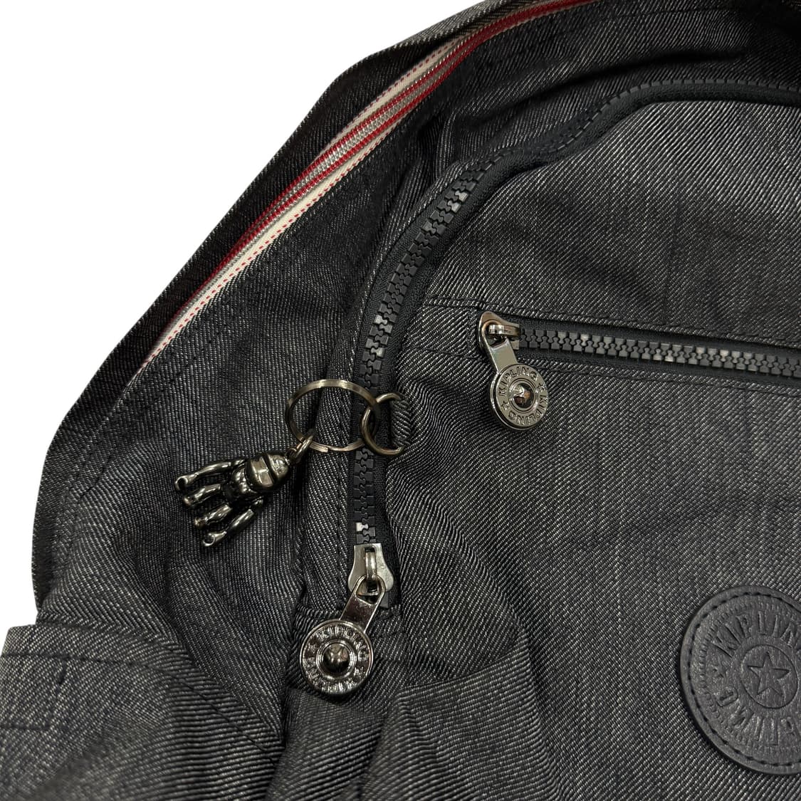 키플링 빈티지 데님 포켓 백팩 가방 상품이미지9