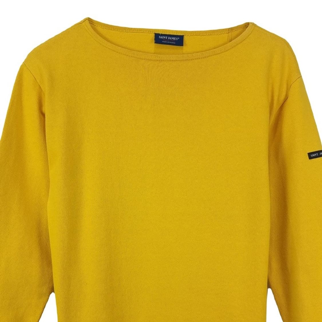 [세인트제임스] 엘보우 패치 보트넥 루즈핏 롱슬리브 긴팔티 M20043 상품이미지4