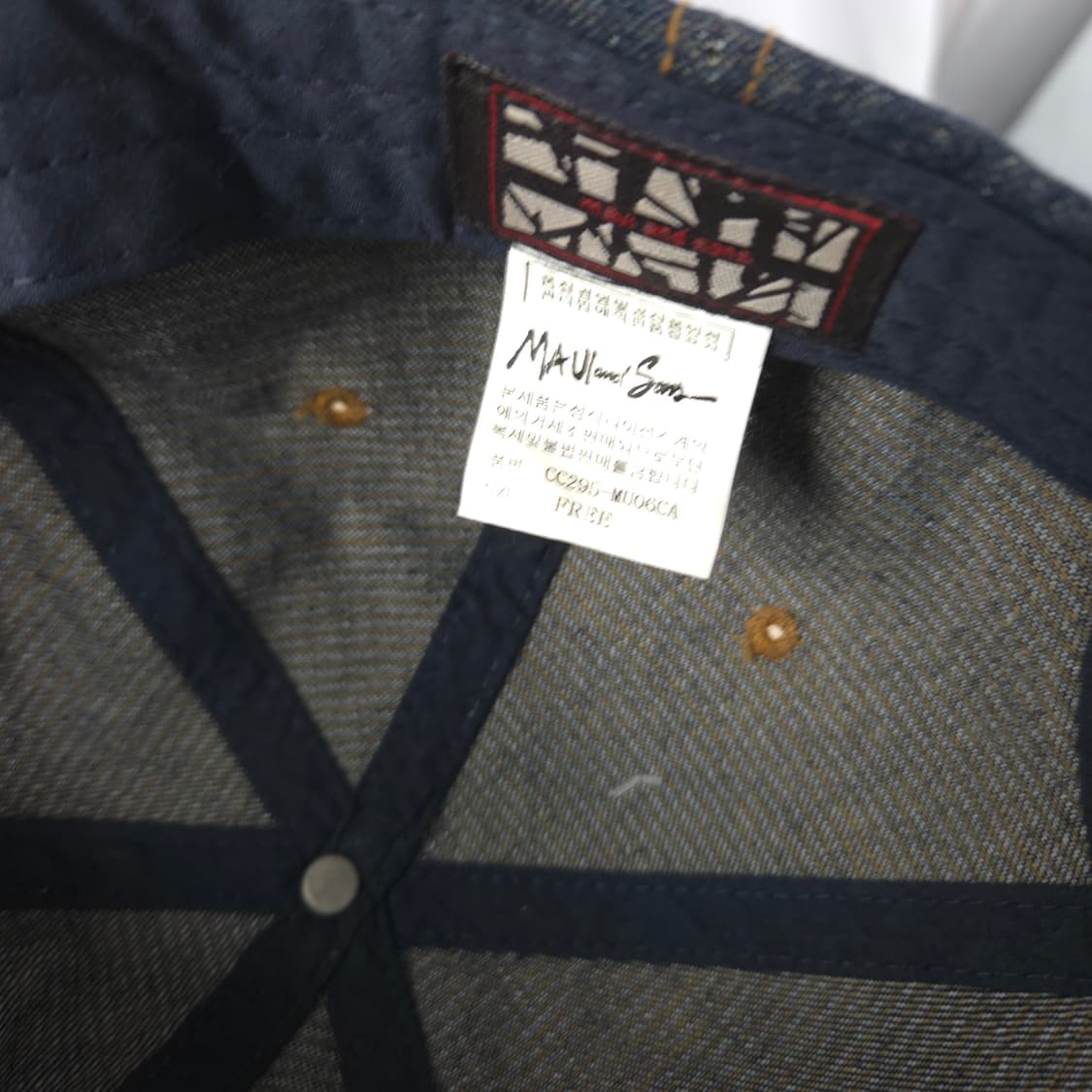 마우이 데님 독수리 자수 볼캡 상품이미지8