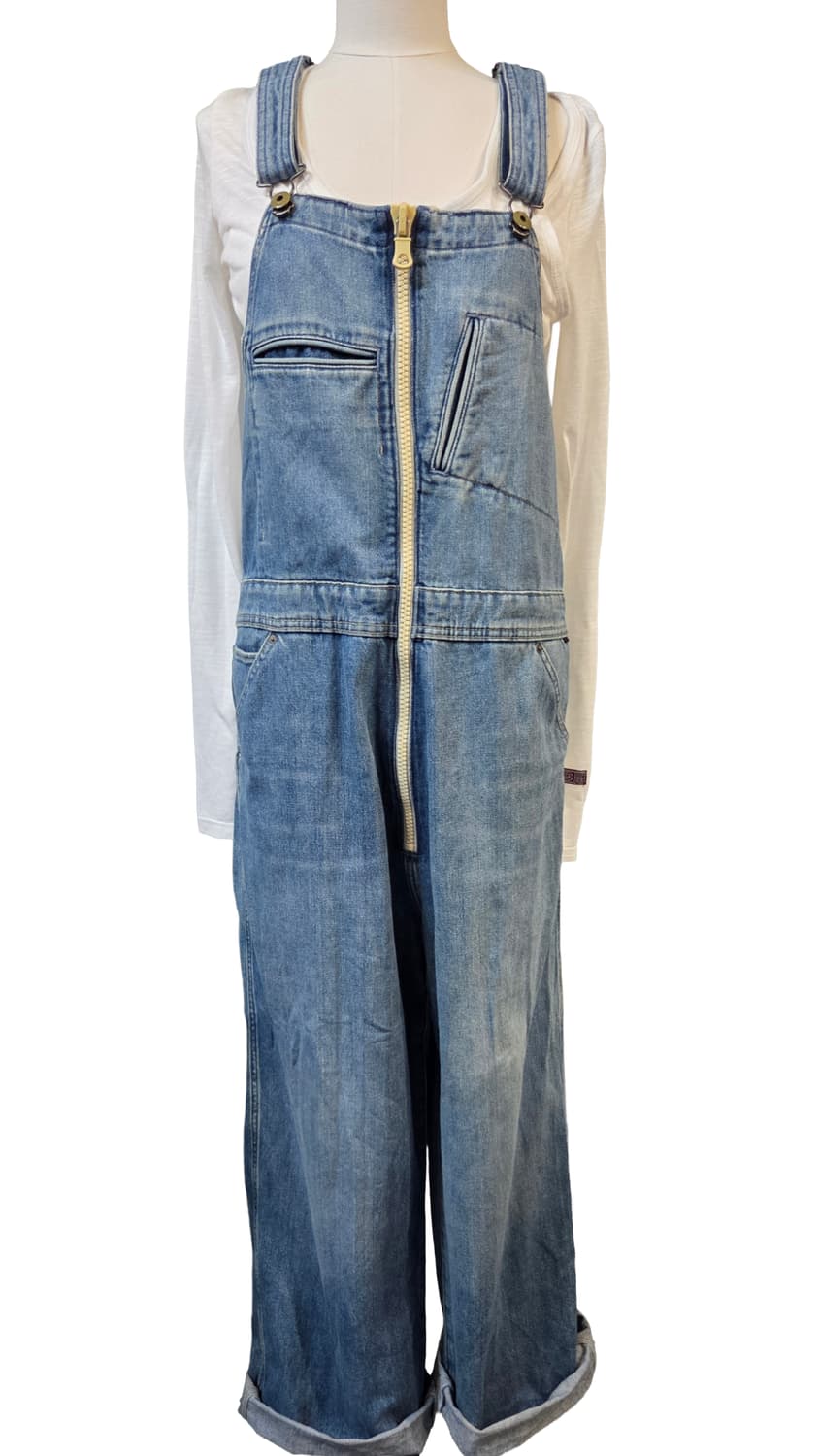 G-STAR 청 데님 롤업 점프수트(M)디피용/택없음 상품이미지1