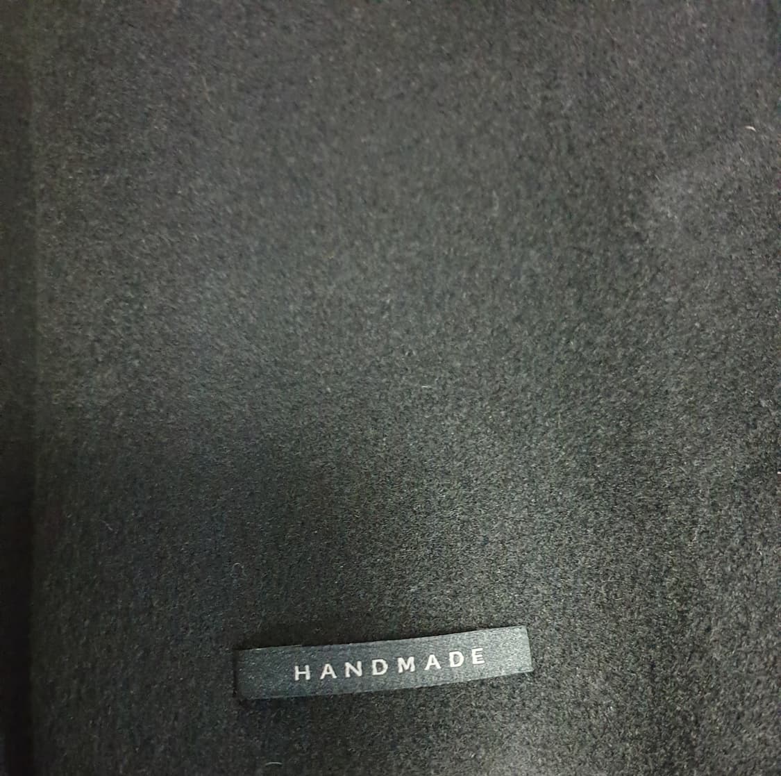 로엠 핸드메이드 캐시미어 블렌드 울 롱코트 블랙 (F) 상품이미지3