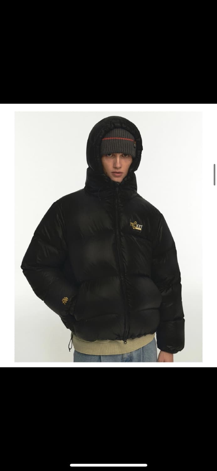 테켓 덕다운 점퍼 블랙 (L) 상품이미지4
