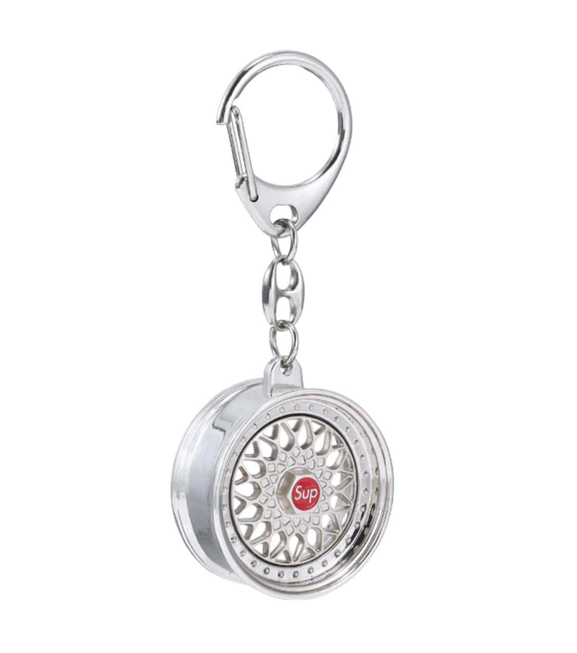 슈프림 x BBS RS 림 키체인 크롬 - 25FW 상품이미지1